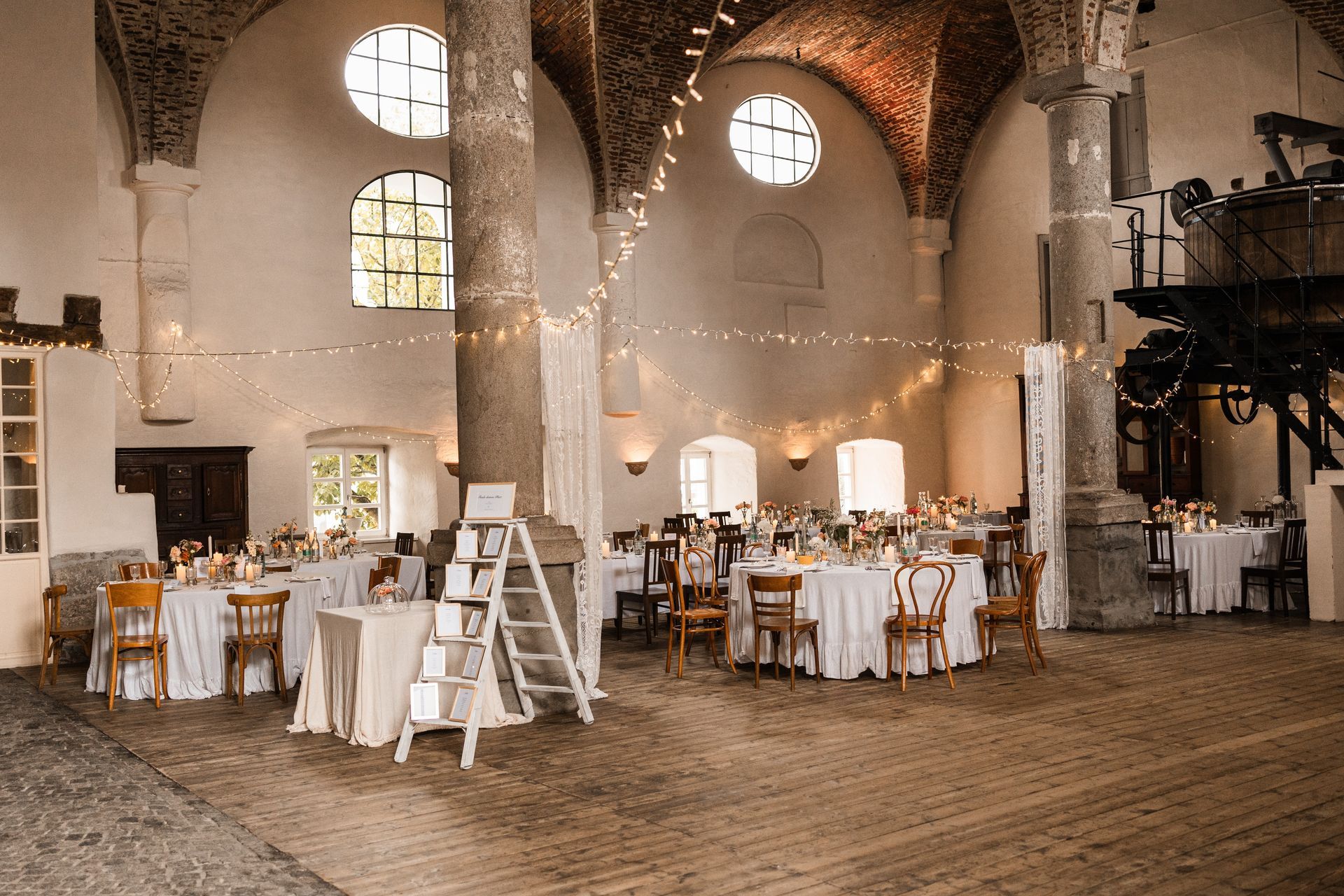 Auf diesem Foto sieht man Impressionen einer Hochzeit im Bräuhaus Schwarzach