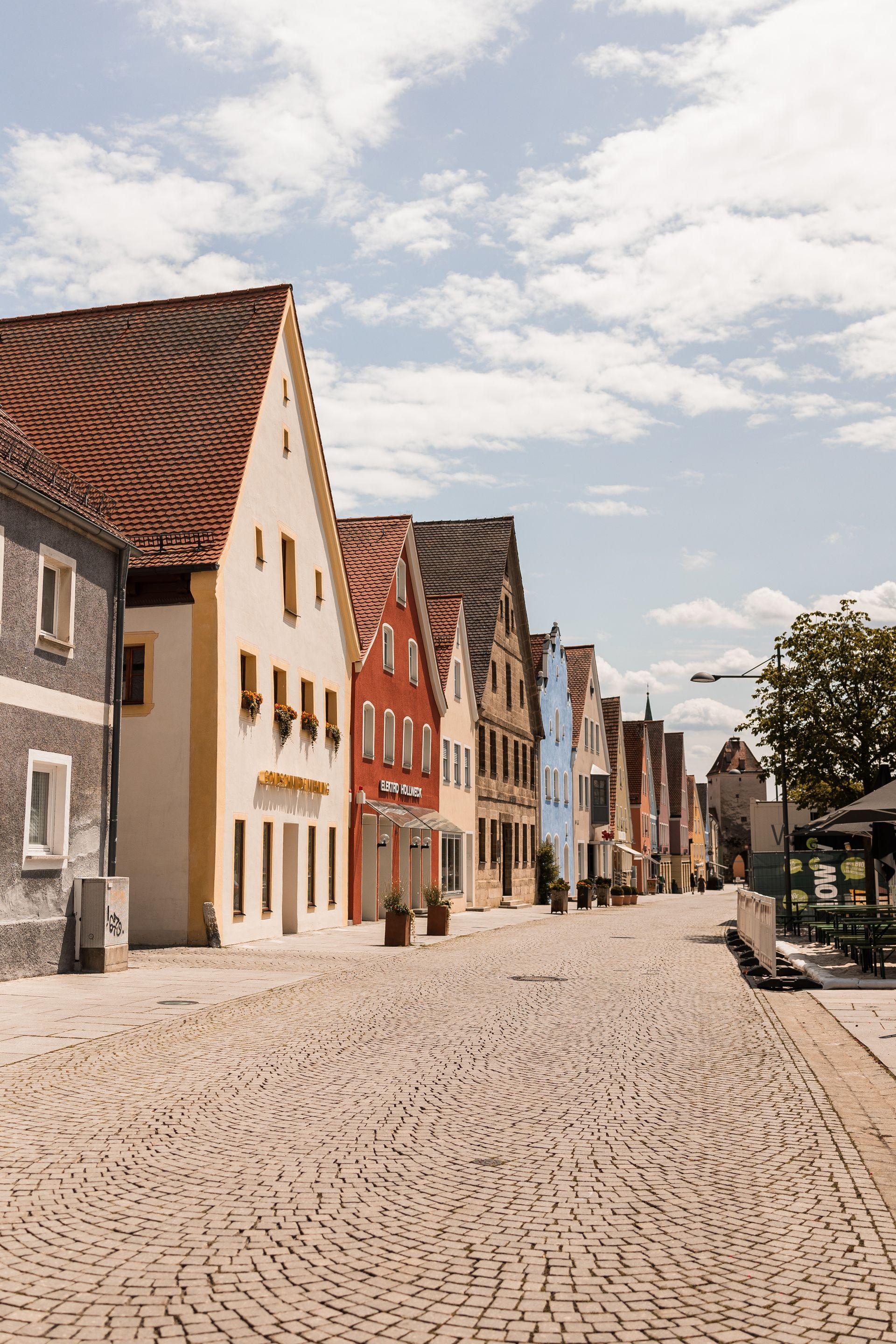 Bunte Hausfassade Auf diesem Foto sieht man die bunte Hausfassade