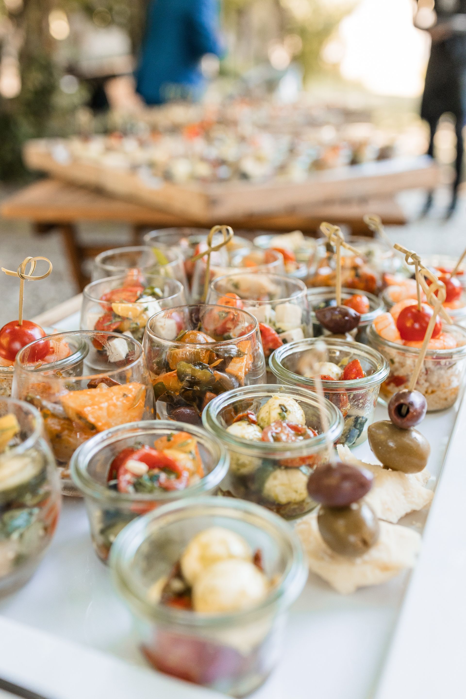 Buffet beim Sektempfang Auf diesem Foto sieht man das Buffet beim Sektempfang