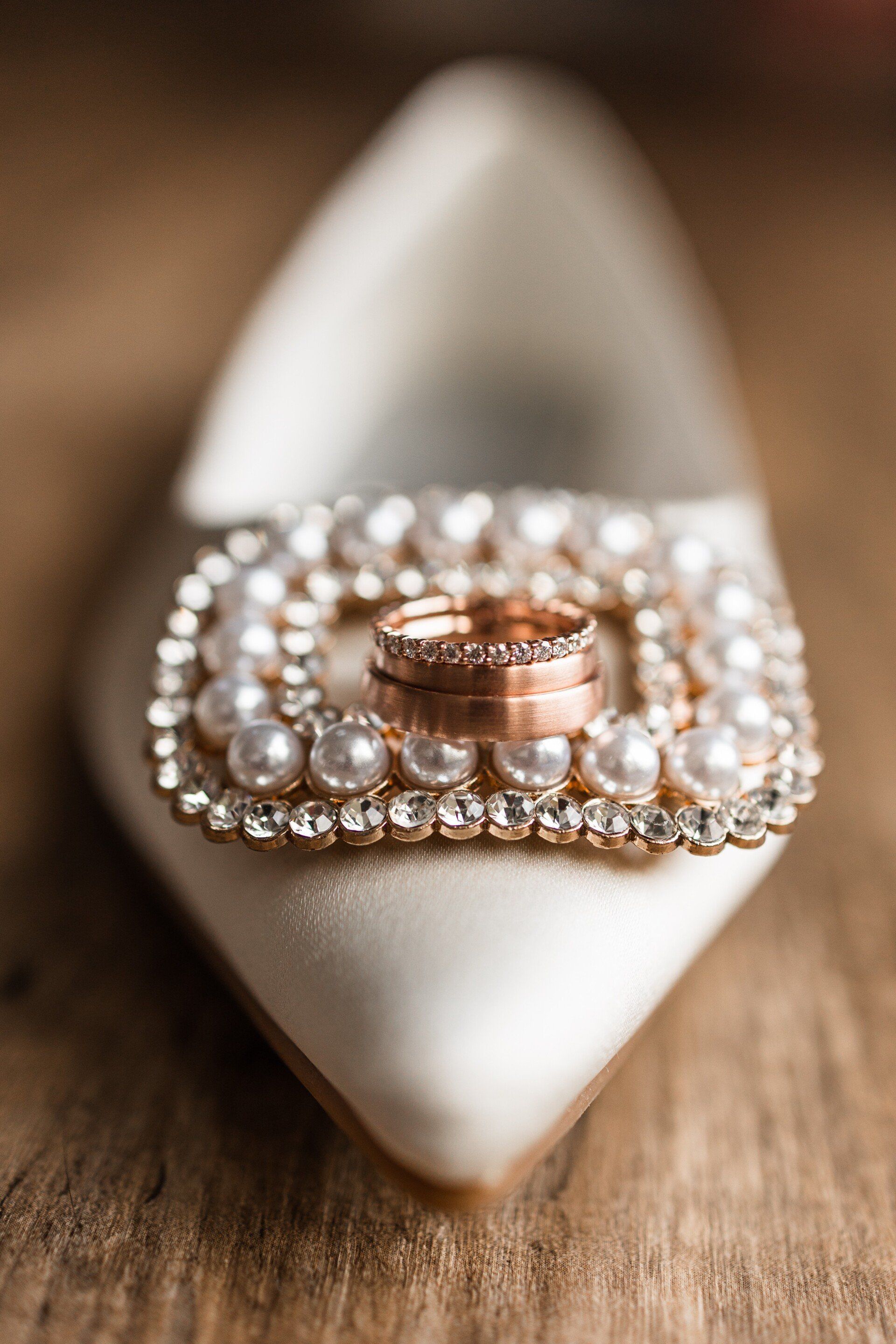 Auf diesem Bild sieht man die Ringe auf dem Schuh