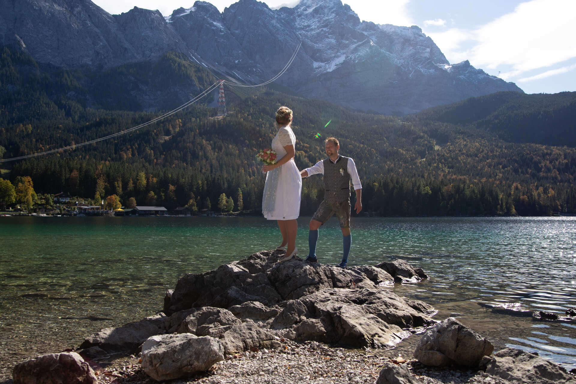 Dieses Foto wurde am Eibsee aufgenommen und ist unbearbeitet