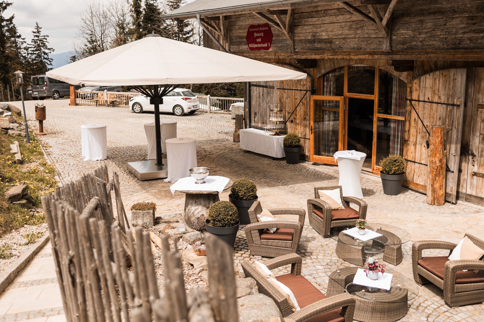 Auf diesem Foto sieht man die Anlage von Schönblick Hohenbogen