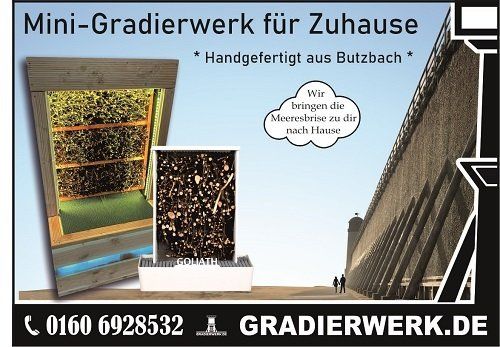 Mini-Gradierwerke im Stadtjournal Butzbach Bad Nauheim Wetteraukreis - Mini-Gradierwerk für Zuhause *Handgefertigt aus Butzbach*  Wir bringen die Meeresbrise zu dir nach Hause