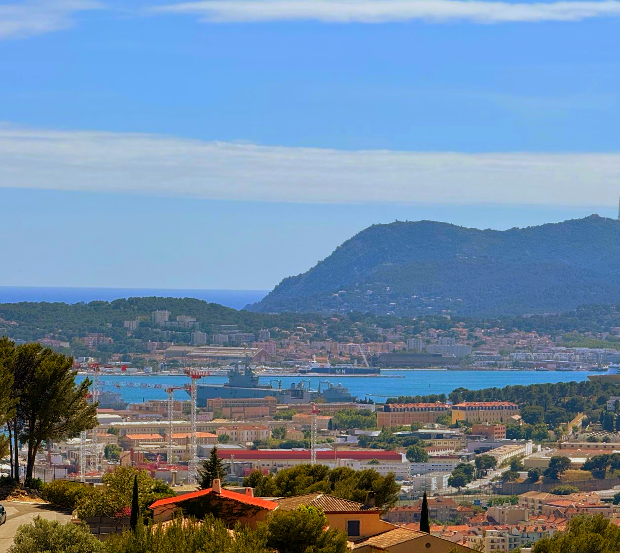 vue rade toulon