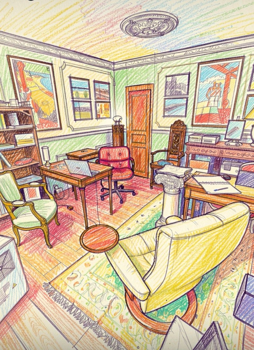 bureau de l'agence les roches immobilier au mourillon à toulon