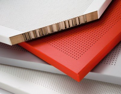 Richter Acoustic Lightboard microperforated wall and ceiling panels in real wood veneer or egger hpl surfaces