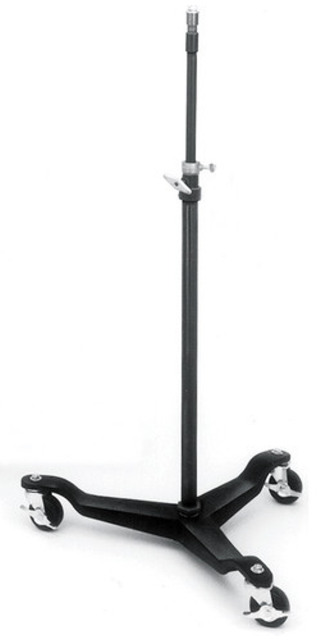 Rental Altman Telescoping Lighting Stand 5'-9' Black Wheeled Base Rental Altman Telescoping Lighting Stand 5'-9' Black Wheeled Base