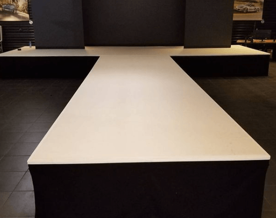 Rental T Shaped Fashion Runway with Catwalk and Crosswalk in NYC Rental T Shaped Fashion Runway with Catwalk and Crosswalk in NYC