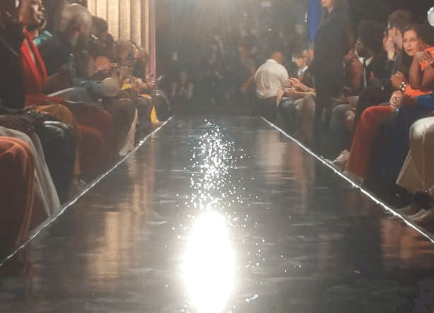 Rental Custom Covered Shiny Black Runway in NYC Rental Custom Covered Shiny Black Runway in NYC