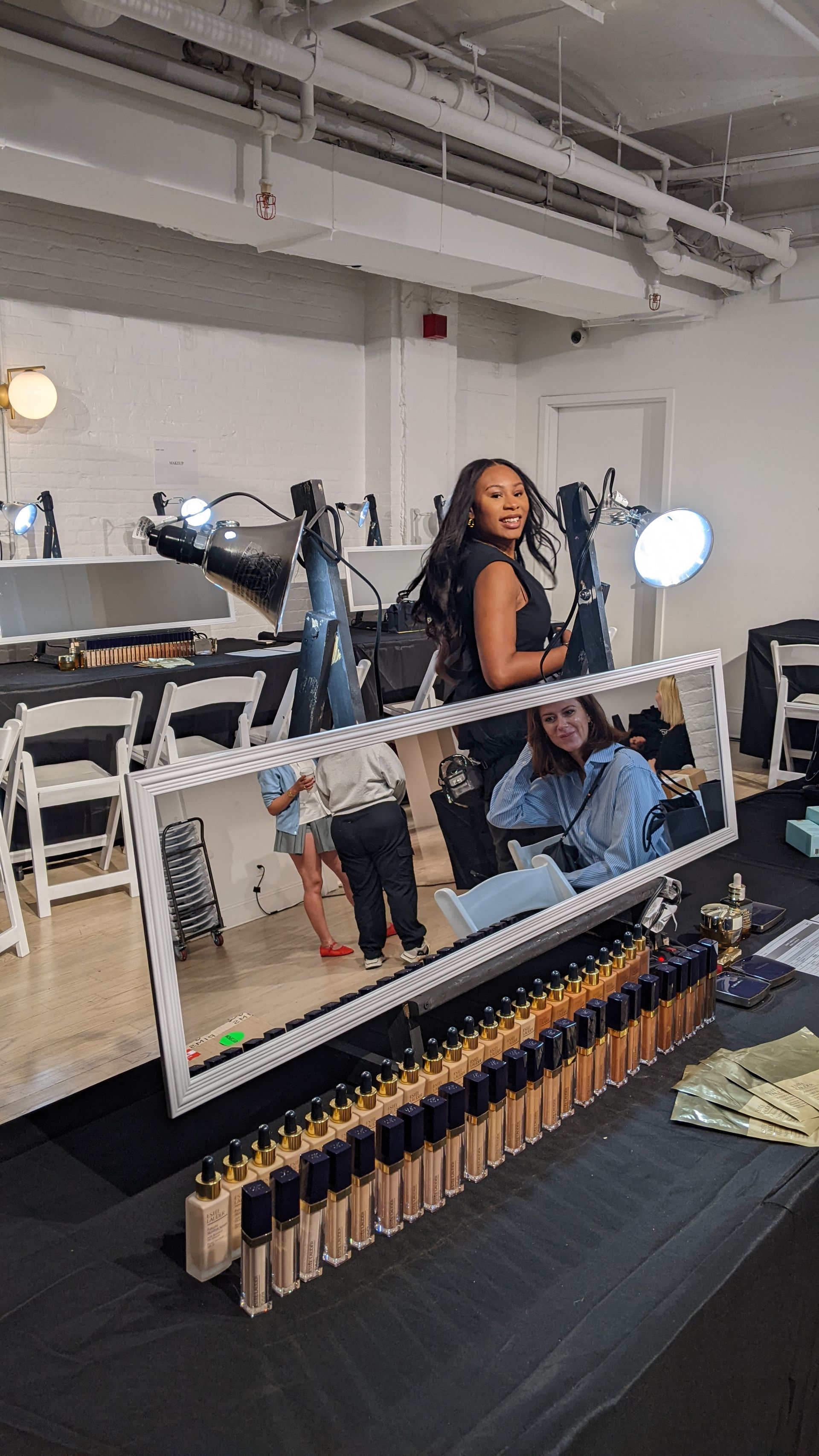 Back Of House Nail Station at a Fashion Show by The House Of Jax Back Of House Nail Station at a Fashion Show by The House Of Jax