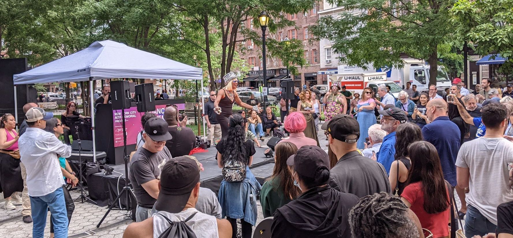 Outdoor Performance Space in the West Village, Production by The House Of Jax Outdoor Performance Space in the West Village, Production by The House Of Jax