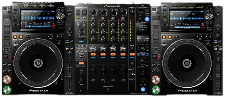 Rental Pioneer CDJ Complete Set (2x CDJ2000NXS2 1x DJM900NXS2) in NYC