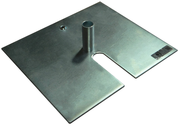 Rental Pipe and Drape Hardware in NYC - BASE WITH PIN Rental Pipe and Drape Hardware in NYC - BASE WITH PIN
