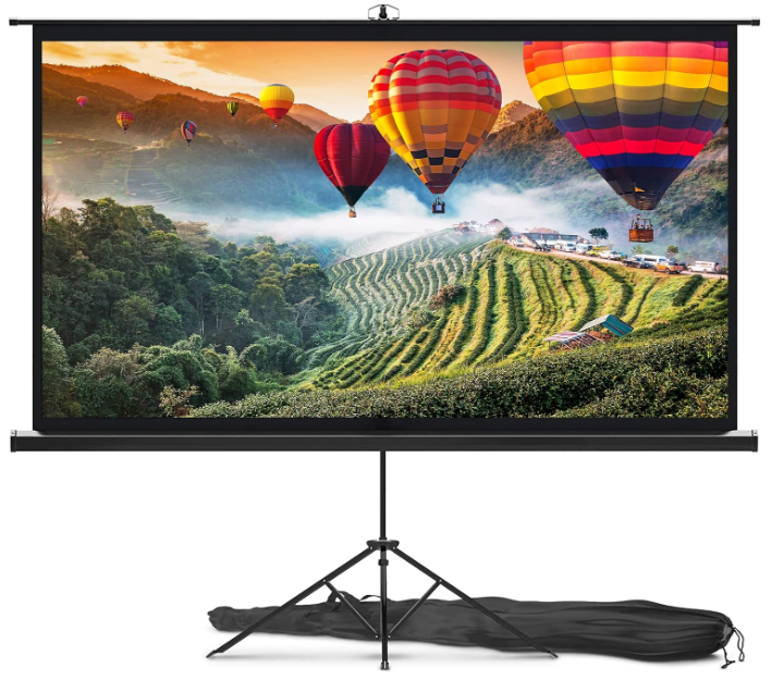 Rental Projection Screen 80in (84in Diag) Tripod Base for NYC Rental Projection Screen 80in (84in Diag) Tripod Base for NYC