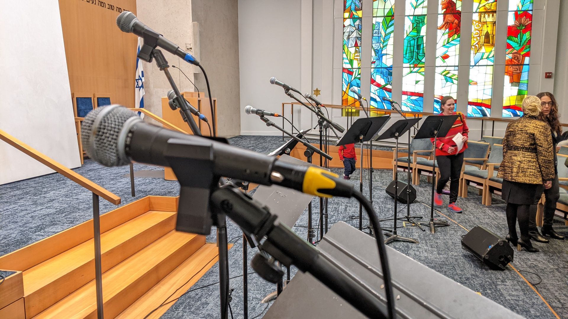 SM58s on Mic Stands in House Of Worship by The House Of Jax SM58s on Mic Stands in House Of Worship by The House Of Jax