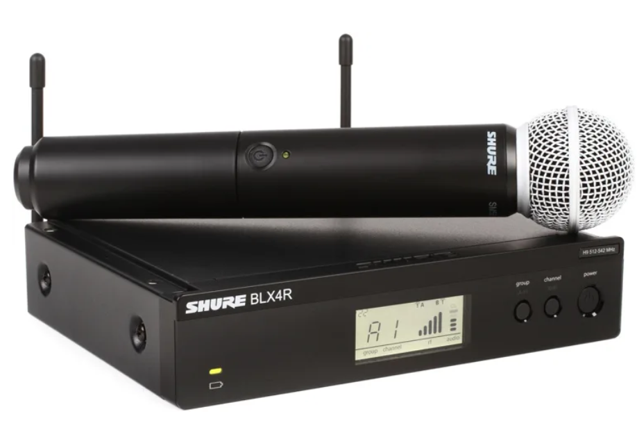 Rental Shure BLX24R/SM58 Wireless Handheld Microphone Systemin NYC Rental Shure BLX24R/SM58 Wireless Handheld Microphone Systemin NYC
