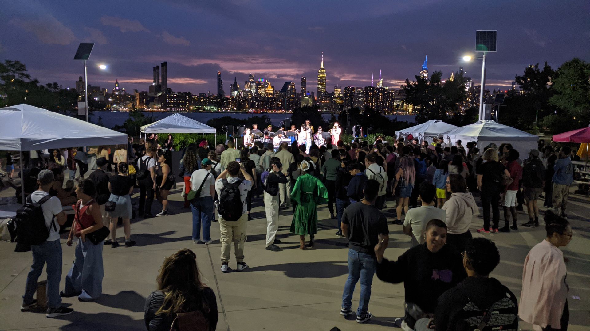 House Of Jax Outdoor Staging With Full Band in Brooklyn