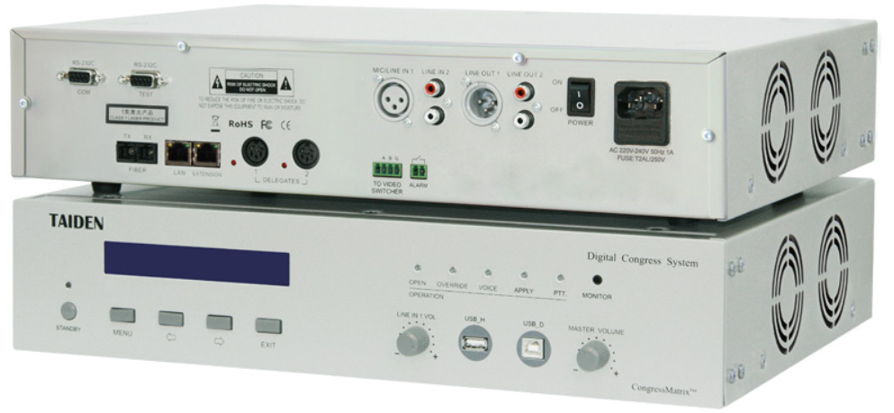 Rental Taiden HCS-4100/50 Digital Conference Main Unit in NYC Rental Taiden HCS-4100/50 Digital Conference Main Unit in NYC