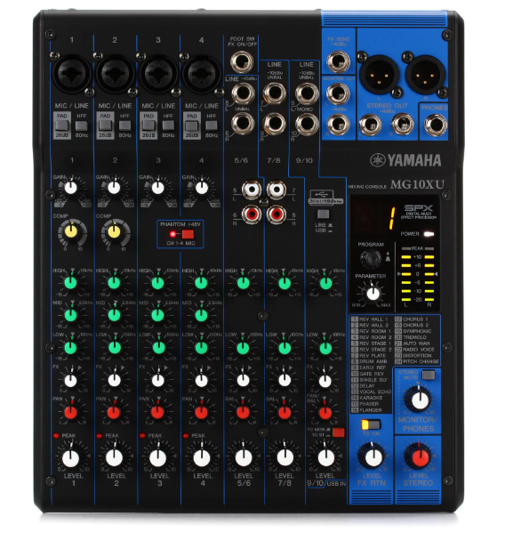 Rental Yamaha MX10XU 10 Channel Analog Mixer in NYC Rental Yamaha MX10XU 10 Channel Analog Mixer in NYC
