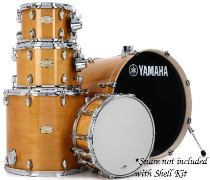 Rental Drum Shell Kit Yamaha Stage Custom Birch 4pc (Kick, Hi, Mid, Floor) Nat Finish Rental Drum Shell Kit Yamaha Stage Custom Birch 4pc (Kick, Hi, Mid, Floor) Nat Finish