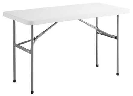 Rental 2'x4' Plastic Folding Table for NYC Rental 2'x4' Plastic Folding Table for NYC