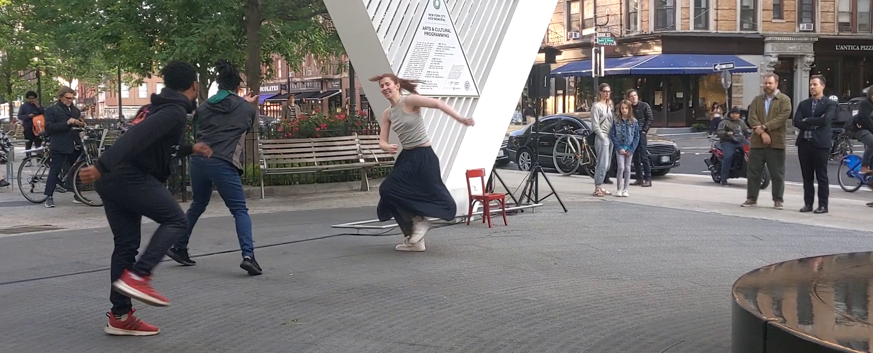 Modern Dance Performance at the NYC AIDS Memorial, Audio Production by the House Of Jax Modern Dance Performance at the NYC AIDS Memorial, Audio Production by the House Of Jax