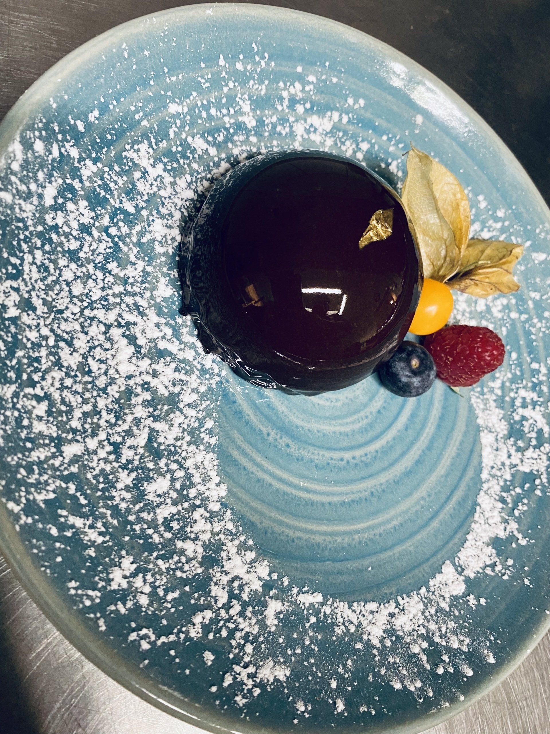 Schoko-Mousse-Törtchen mit Mirror-Glaze