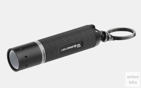 Eine kleine LED Taschenlampe als Schlüsselanhänger