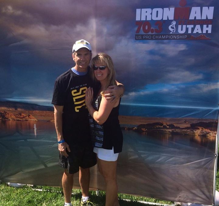 The Wrights posing after a race