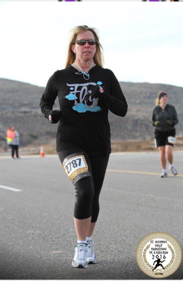 Ms. Wright in an endurance competition
