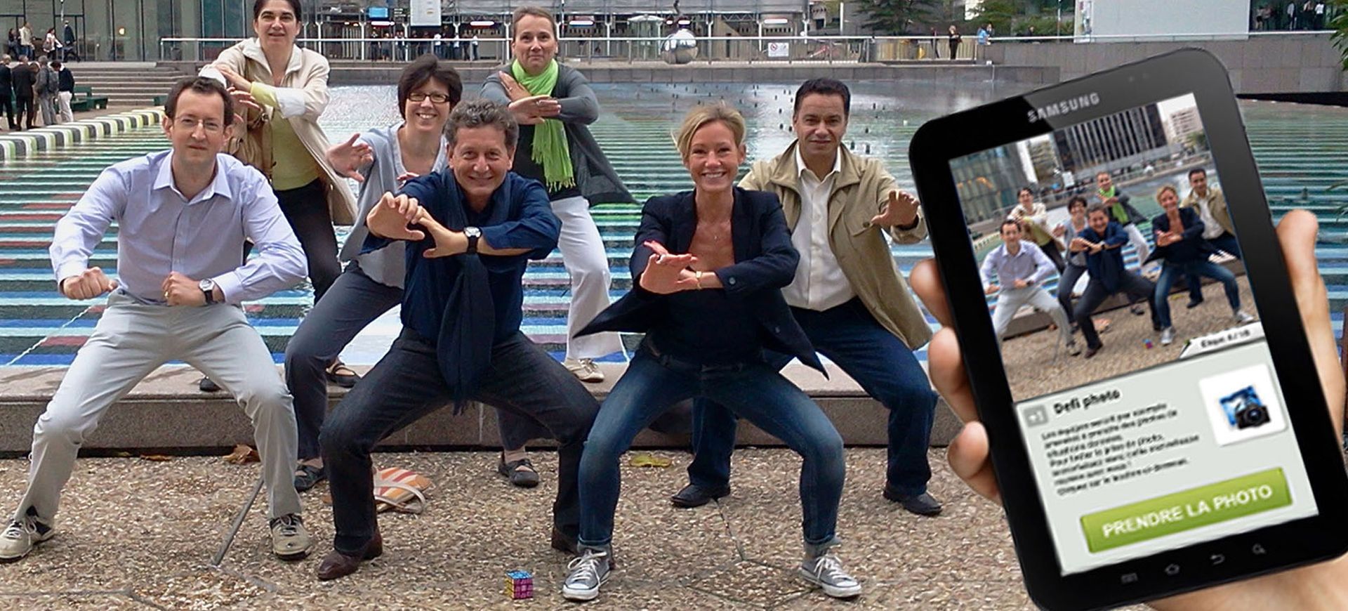 Rallye urbain iPad avec Access united