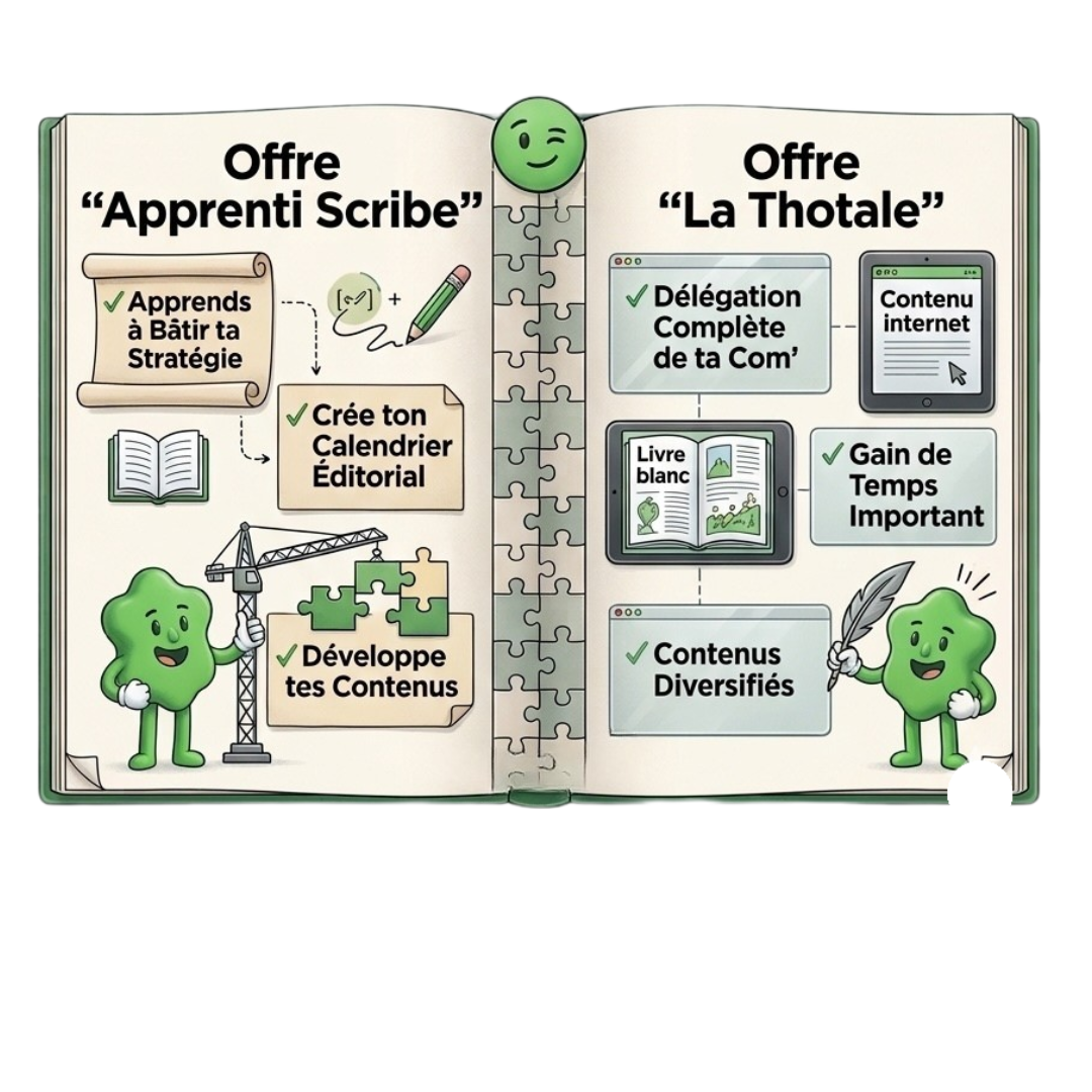 Les offres de Thotalement Mots, rédactrice web, ta pièce de puzzle pour ta com' internet. Les offres de Thotalement Mots, rédactrice web, ta pièce de puzzle pour ta com' internet.