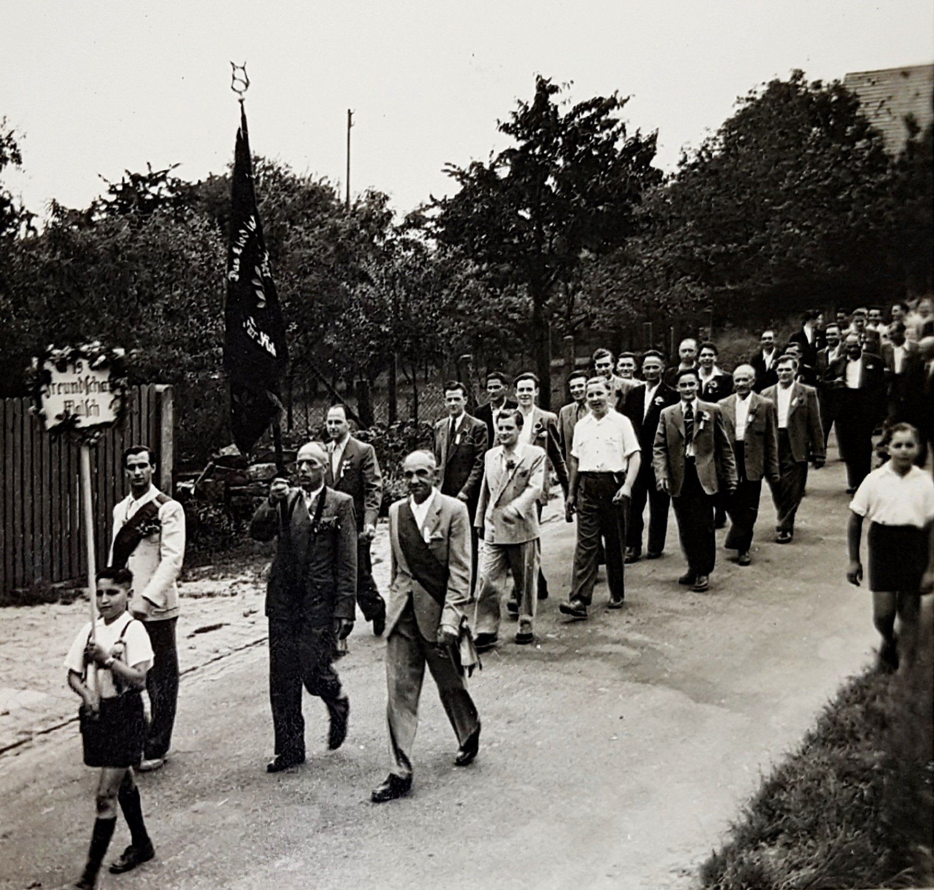 1953: 75 Jahre Stiftungsfest MGV Konkordia Malsch