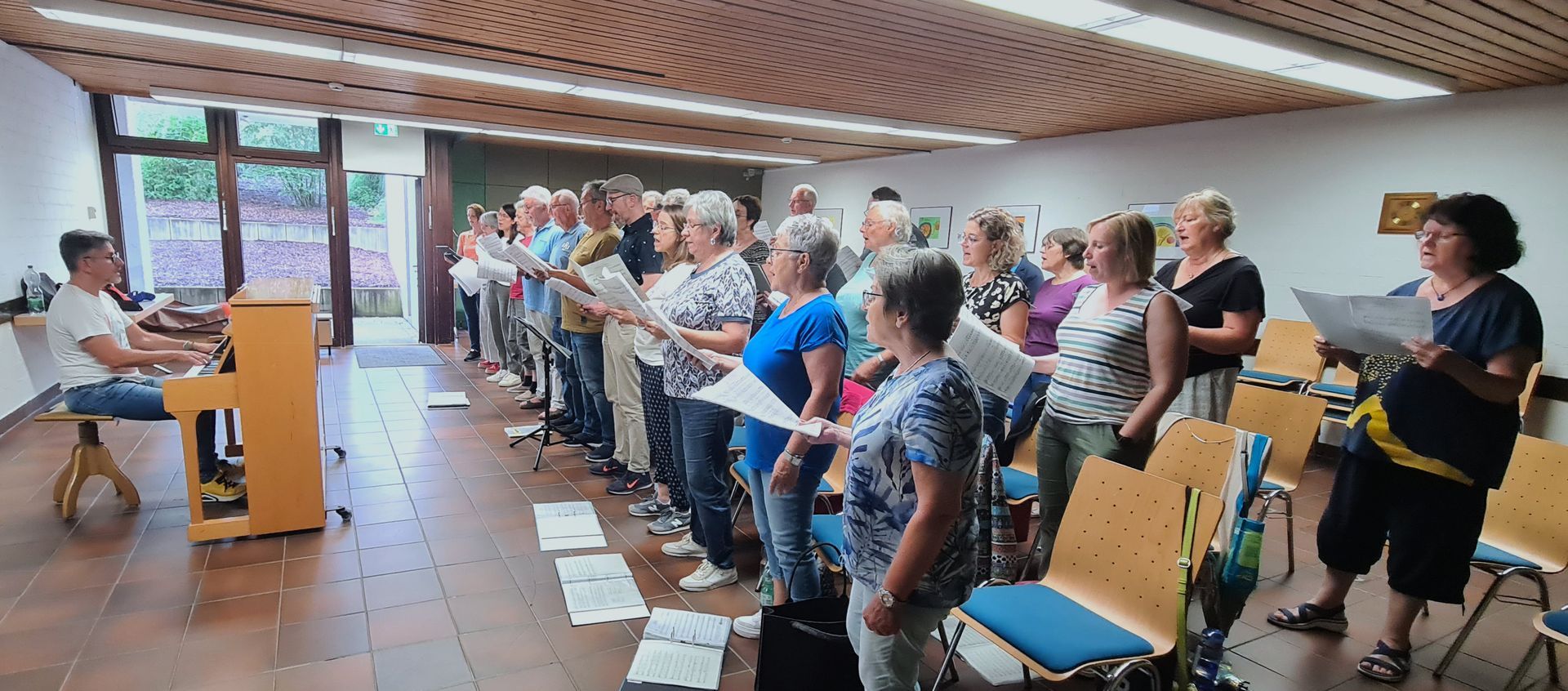 Probe des modernen Chores Change it in Malsch