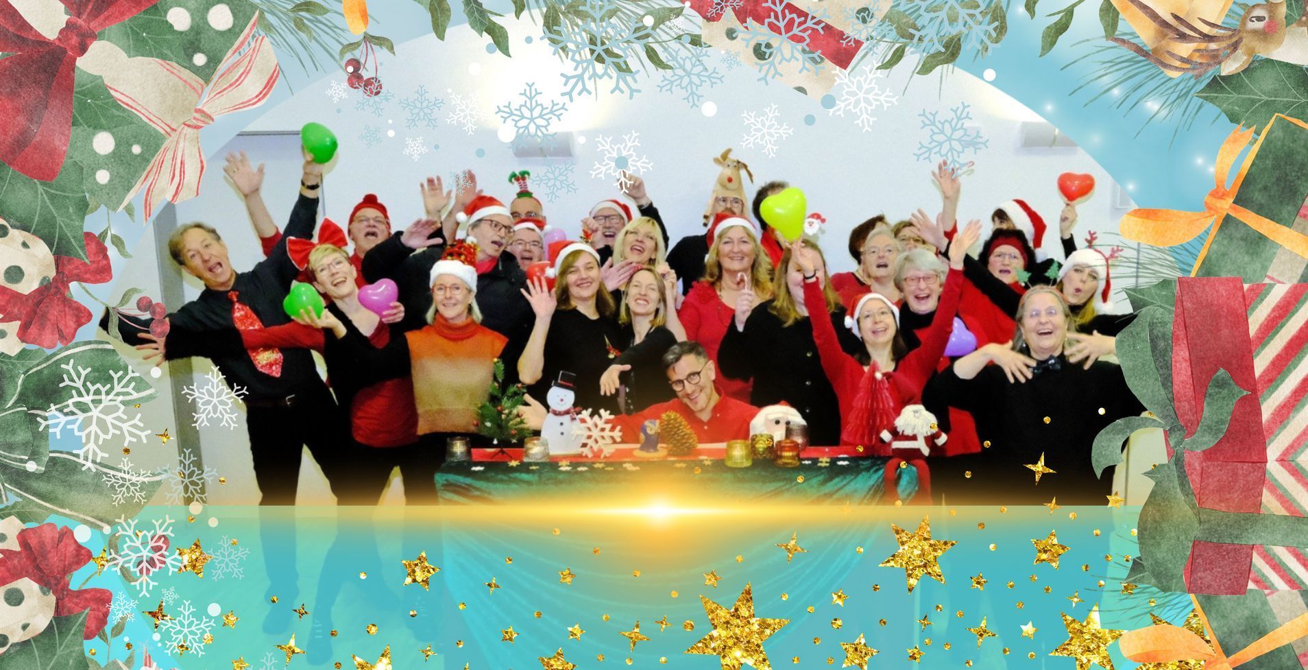 Change it 2022 bei der Videoproduktion zum Song Winterwonderland