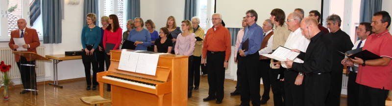 Der moderne Chor Change it sang einige Lieder auf der Matinee des Gesangvereins Freundschaft-Konkordia Malsch