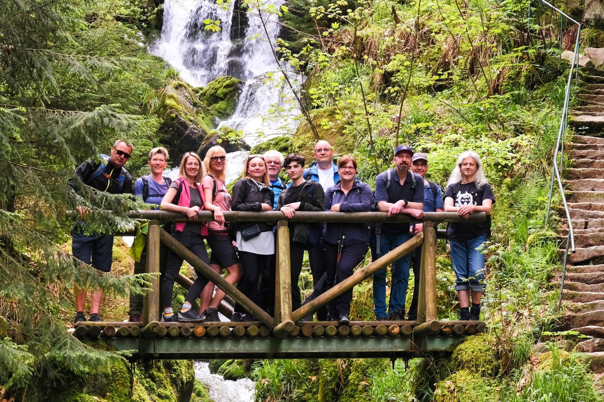 Wanderung von Change it an den Gertelbach-Wasserfällen bei Bühertal Wanderung von Change it an den Gertelbach-Wasserfällen bei Bühertal