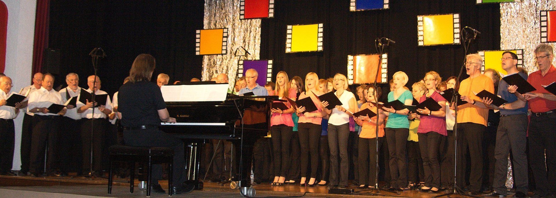 Stimmgewaltig: Der Männerchor plus Change it vom Gesangverein Freundschaft-Konkordia Malsch