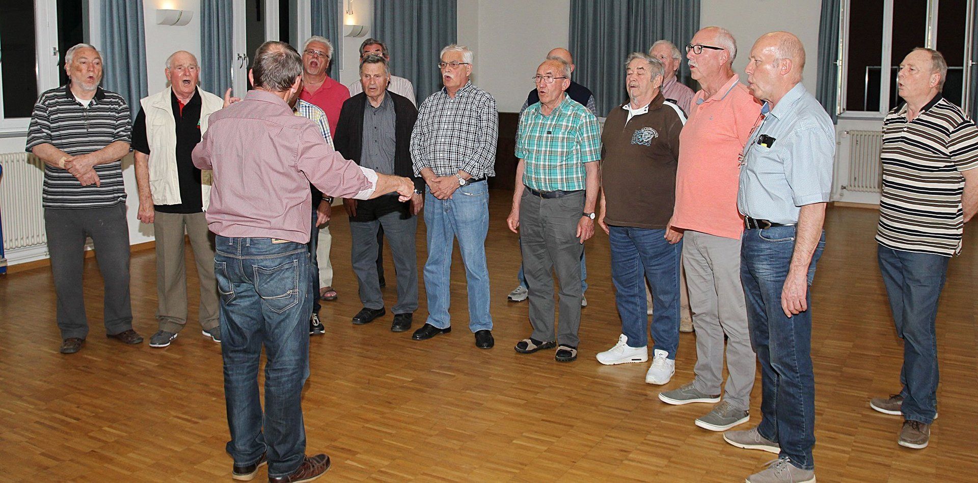 Wolf-Rüdiger Zimmermann agiert als Vizechorleiter beim Männerchor des Gesangvereins Freundschaft-Konkordia Malsch