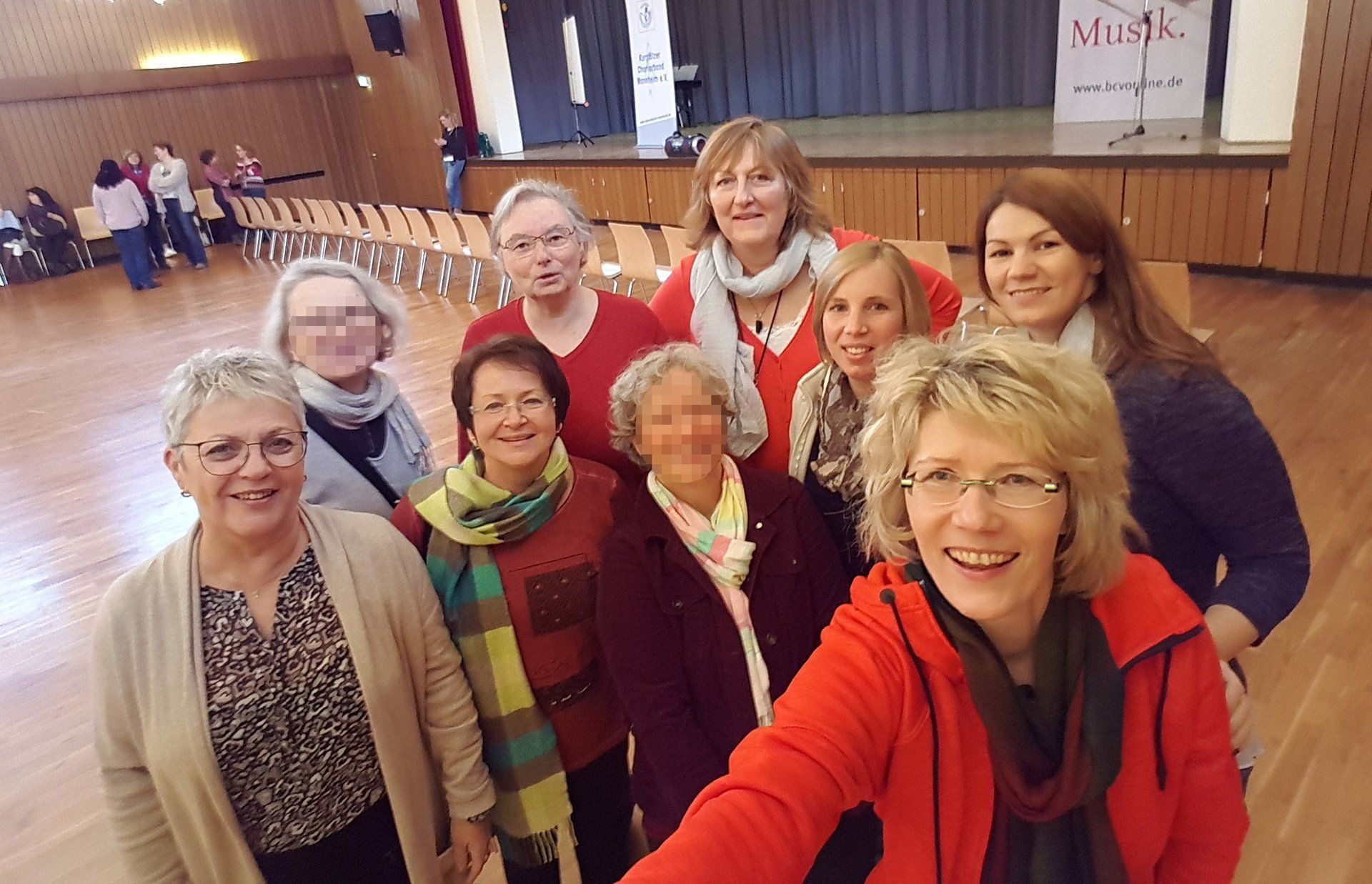 Die Teilnehmerinnen von Change it beim Workshop in Mannheim