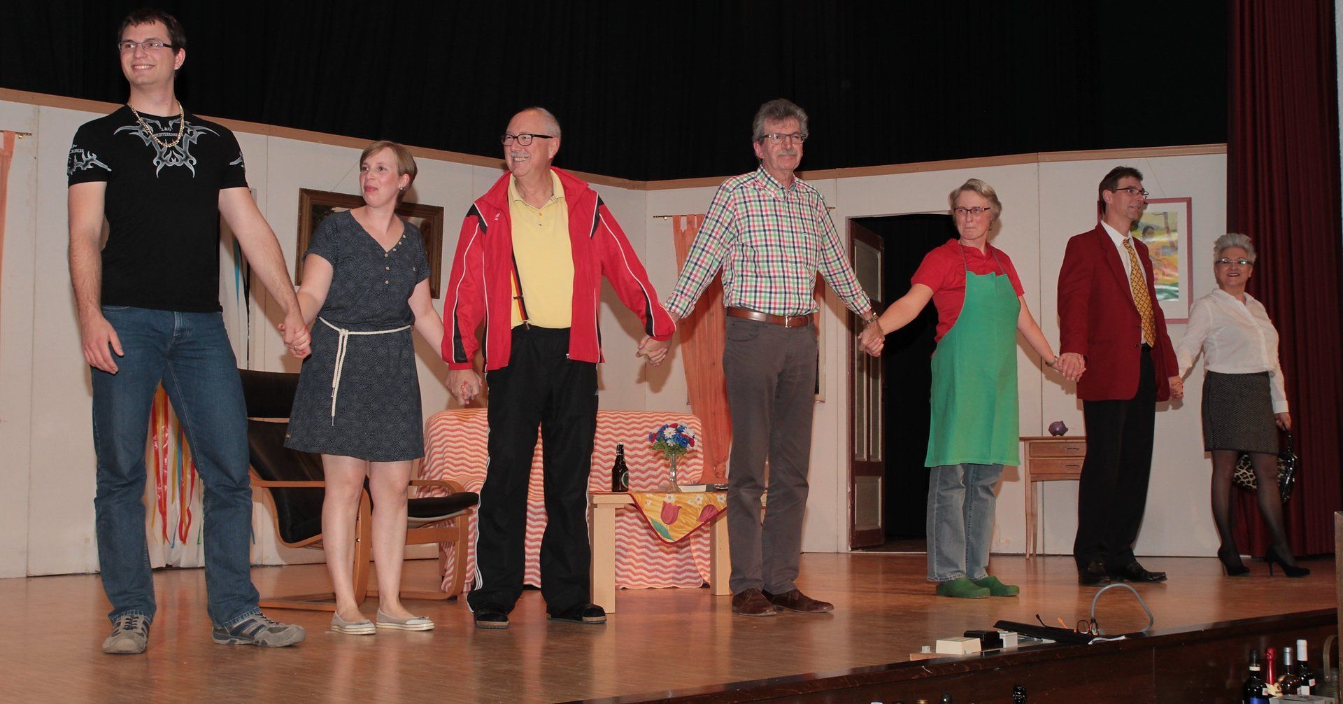 Die Theatergruppe 2018 von Freundschaft-Konkordia