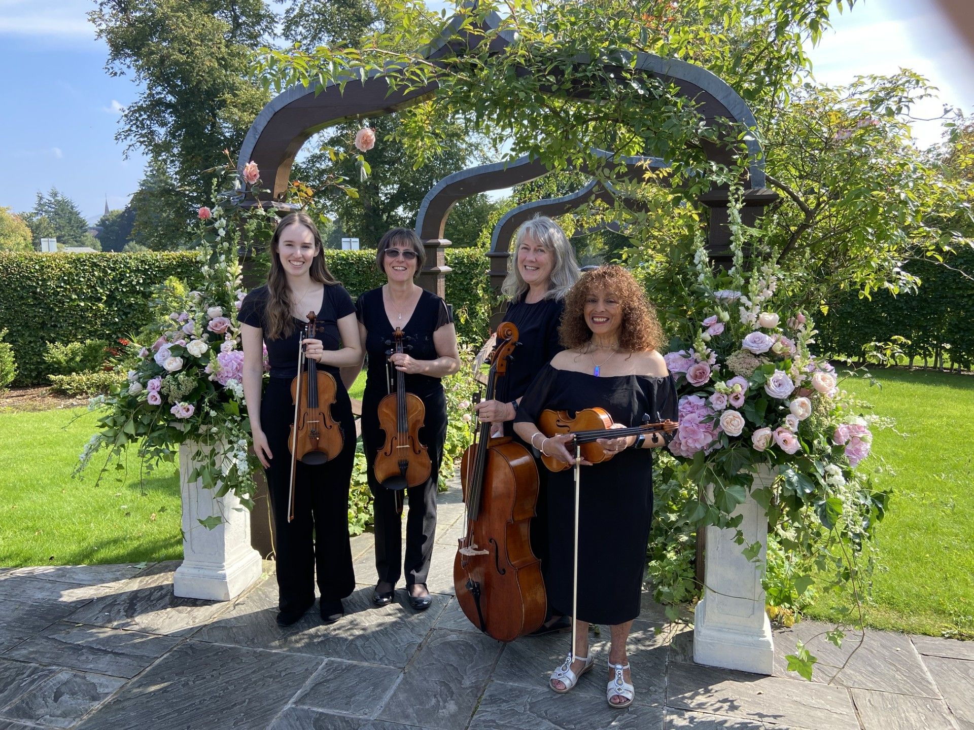 Cleveden Quartet Wedding Flowers