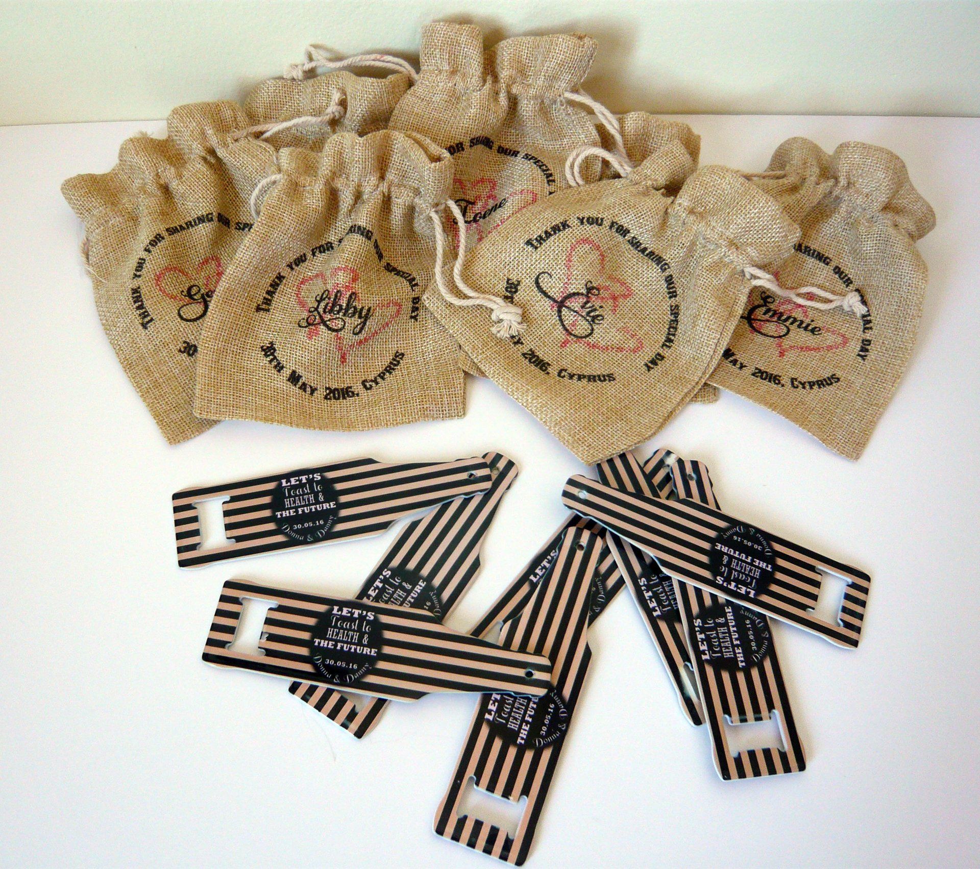 bottle opener wedding favour