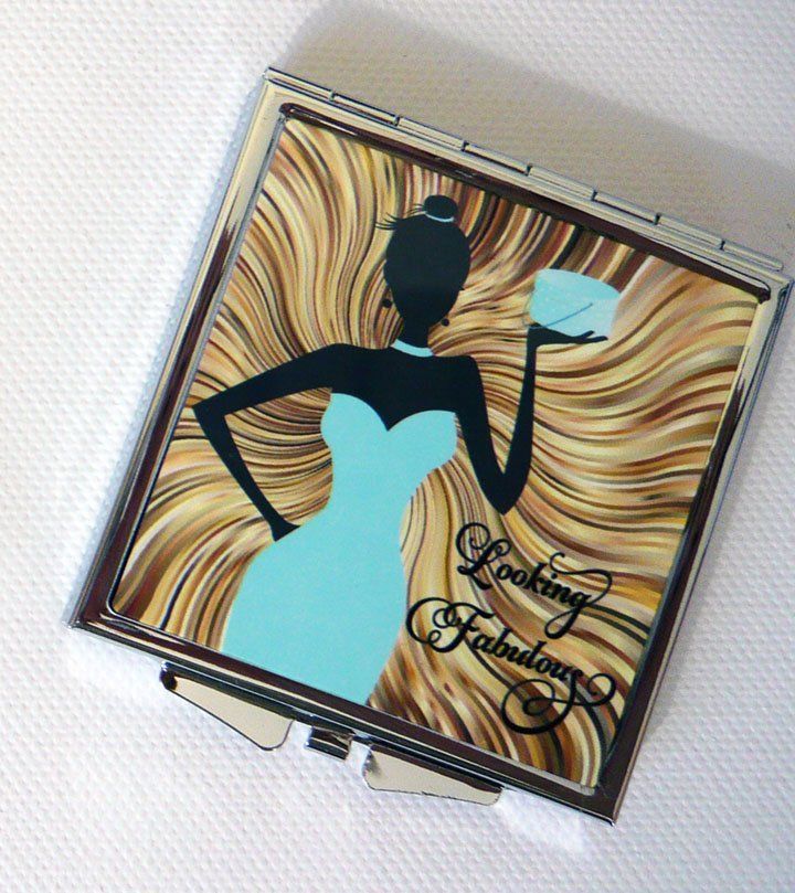 compact mirror wedding favour