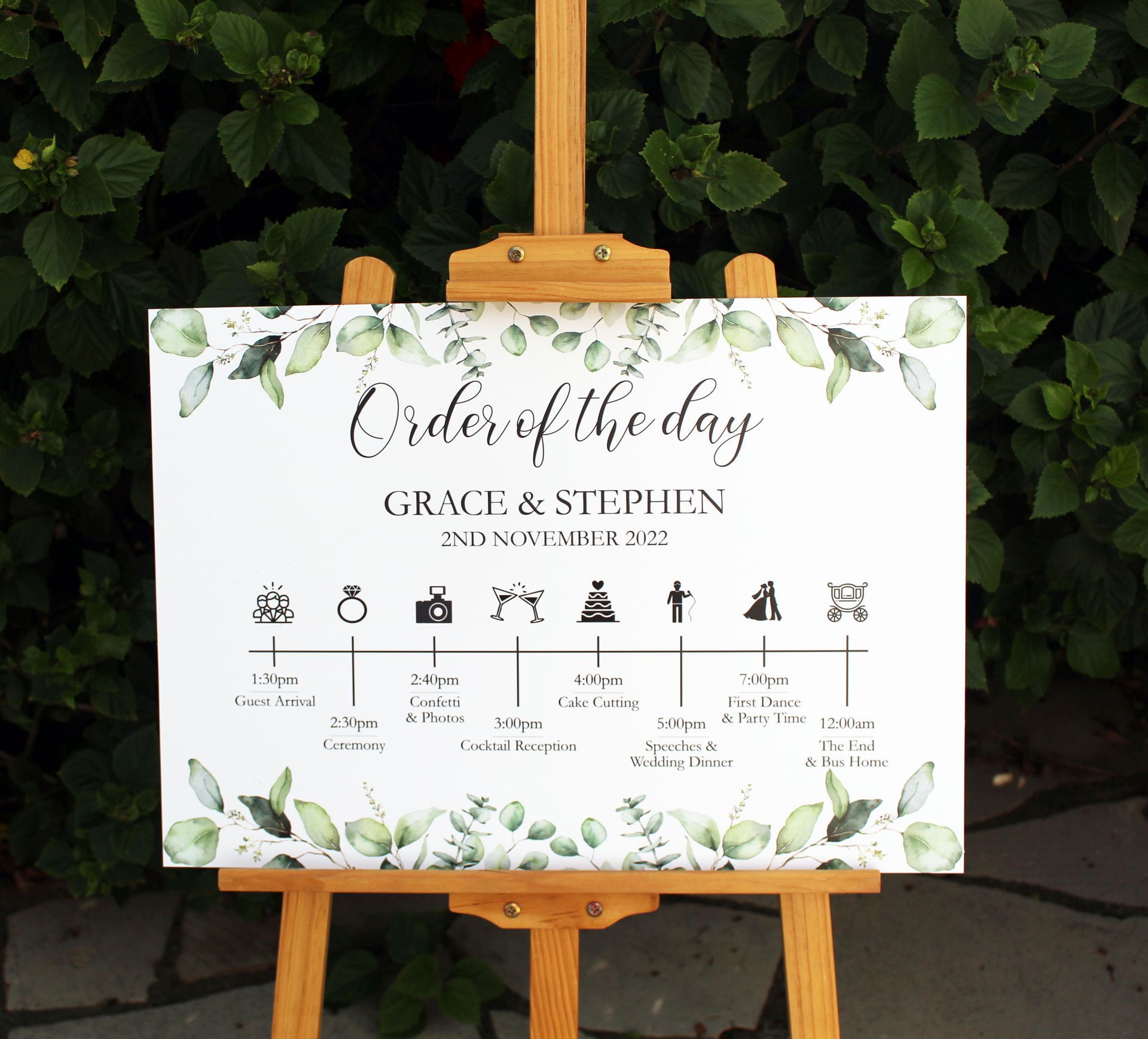 polaroid guest book wedding sign