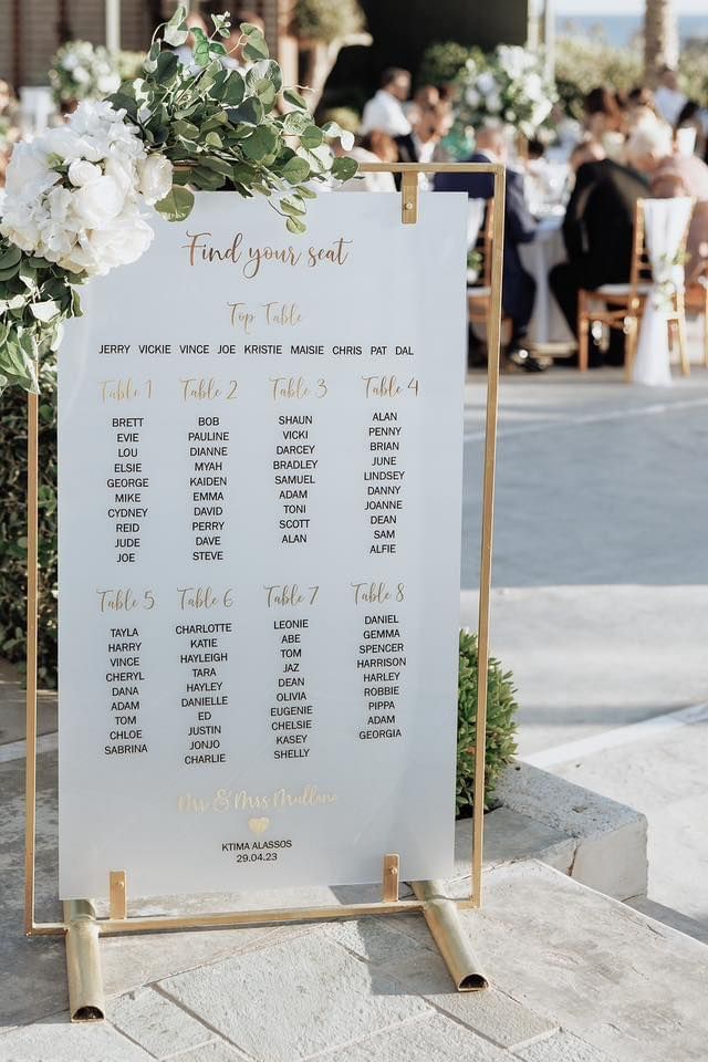 unplugged wedding chalkboard sign