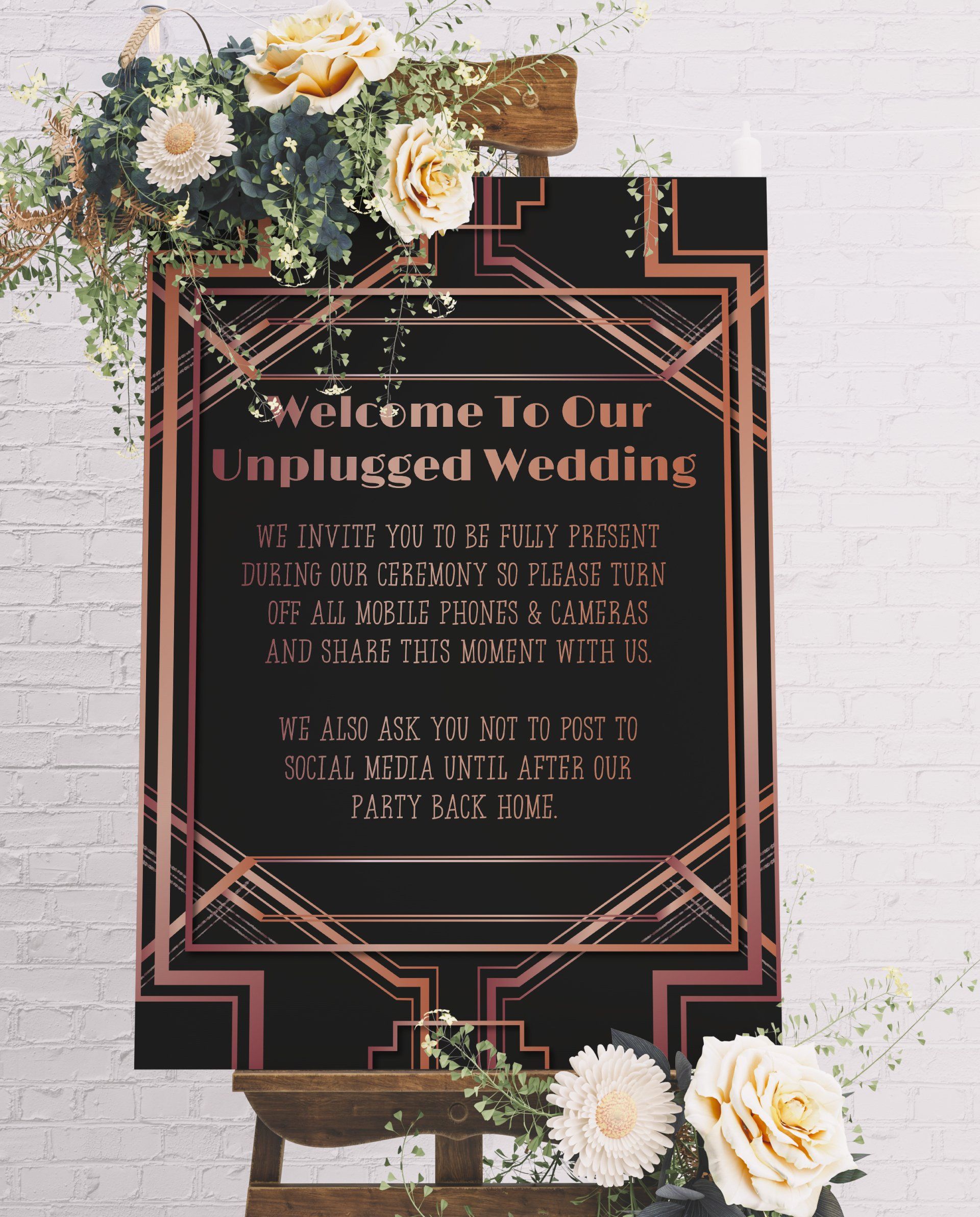 in loving memory wedding sign