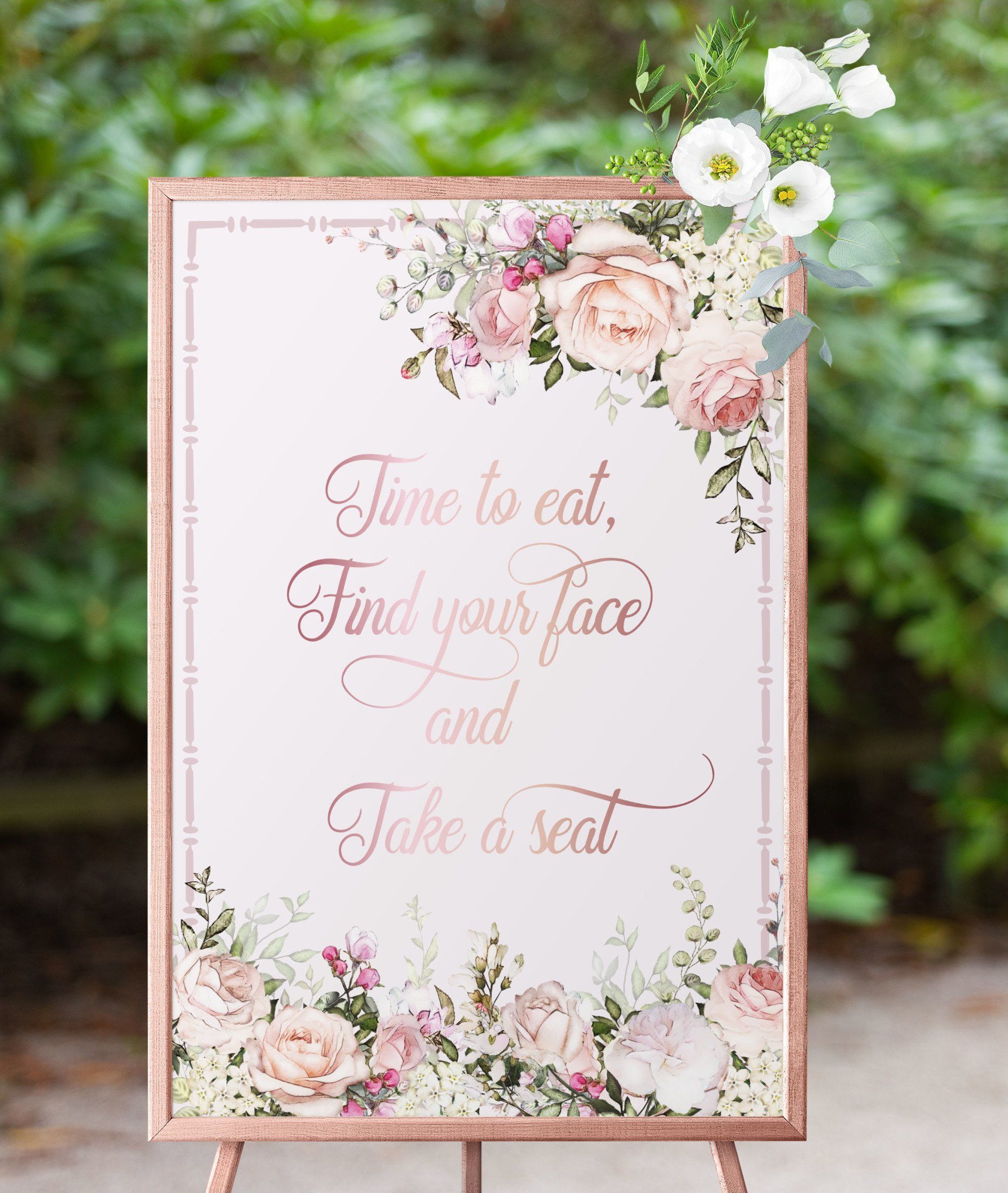 in loving memory wedding sign