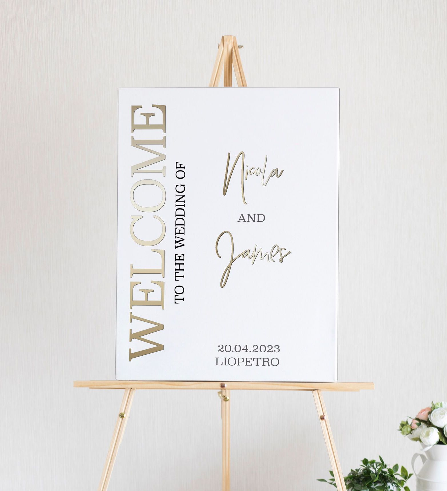 Wedding Welcome Board