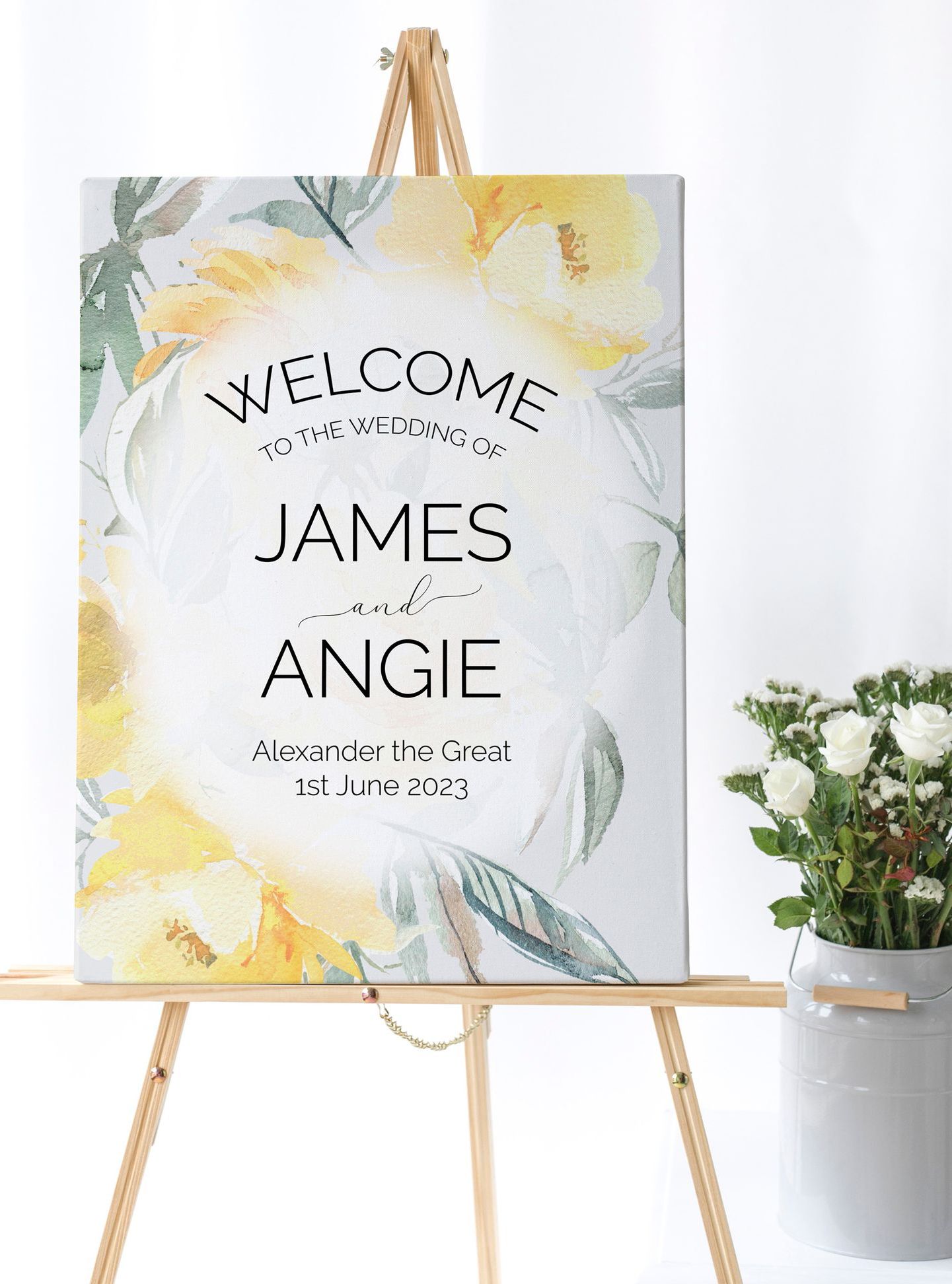 Wedding Welcome Board
